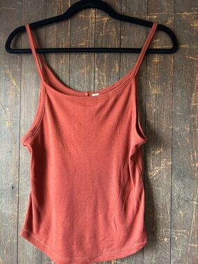 Free people Classic Spaghetti-Strap Camisole - Rust